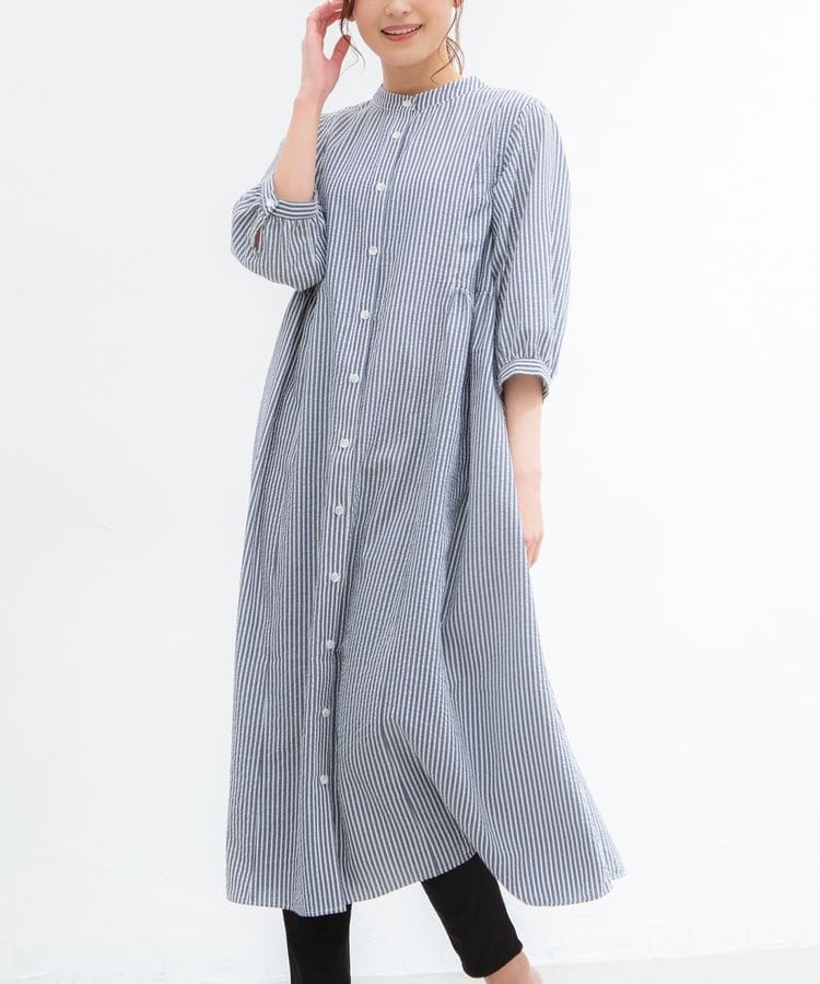 ハニーズ公式通販 バンドカラーワンピース ワンピース Honeys Online Shop レディースファッション通販