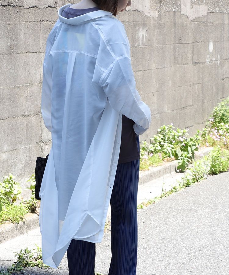 ハニーズ公式通販 シアーシャツワンピース ワンピース Honeys Online Shop レディースファッション通販