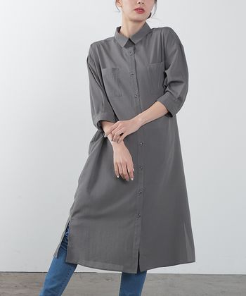ハニーズ公式通販】シャツワンピース｜レディースファッション