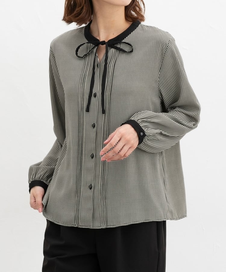 配色リボンブラウス: トップス｜ハニーズ公式通販