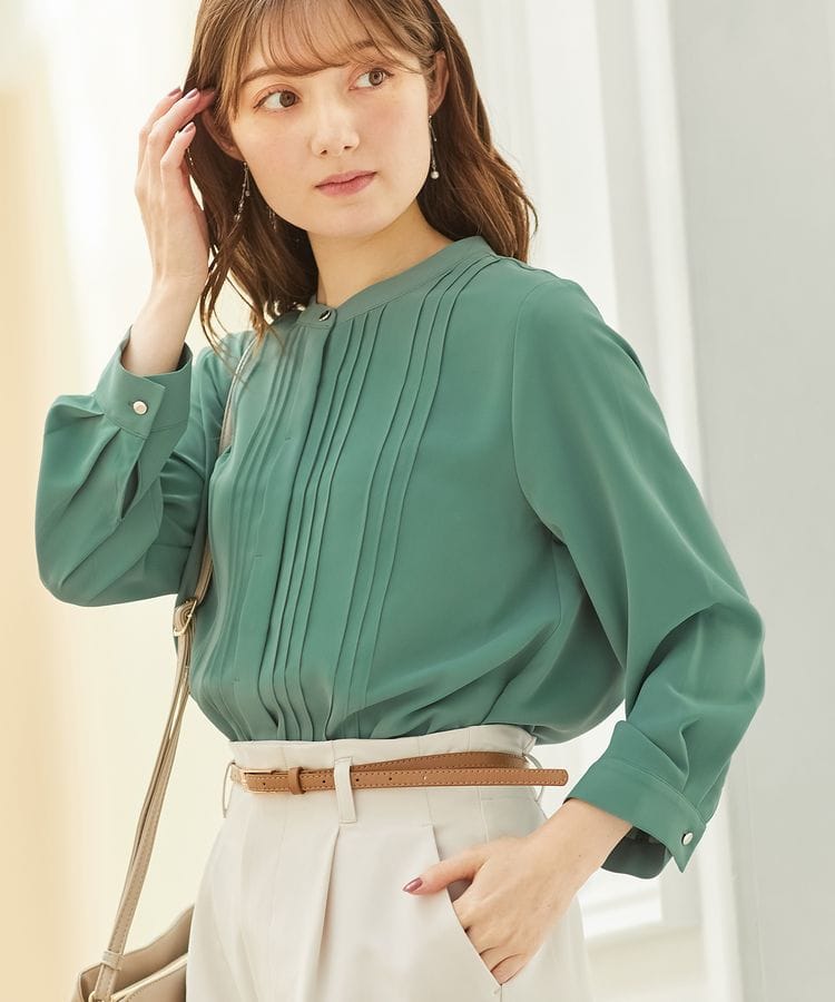 ハニーズ公式通販】ピンタックブラウス: トップス-Honeys Online Shop