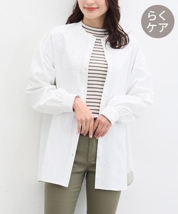 【Honeys公式 / ハニーズ】ピンタックシャツ レディース L ホワイト プチプラ 【Honeys公式 / ハニーズ】ピンタックシャツ レディース L ホワイト プチプラ