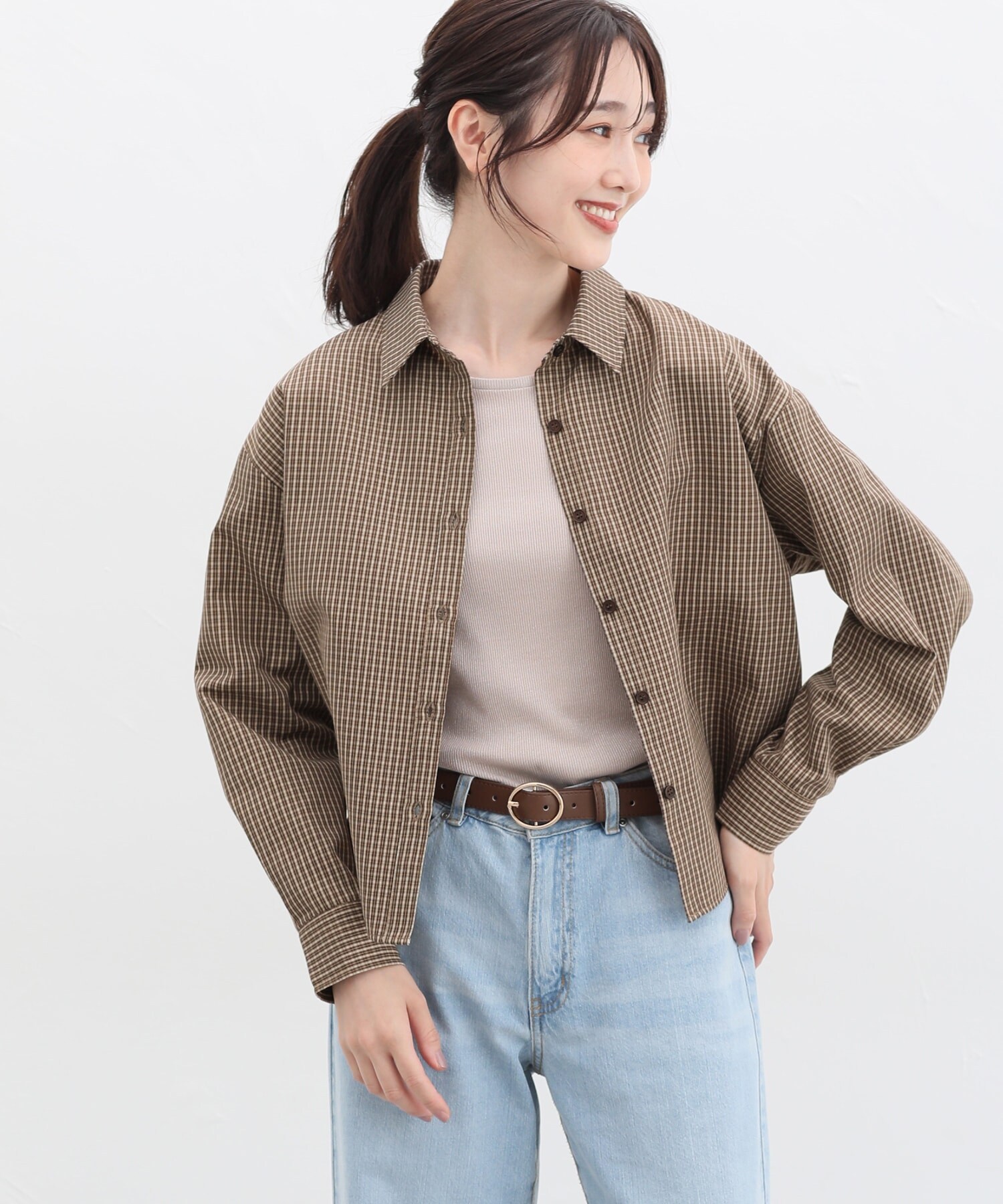 ショート丈シャツ: トップス|ハニーズ公式通販 ショート丈シャツ: トップス|ハニーズ公式通販
