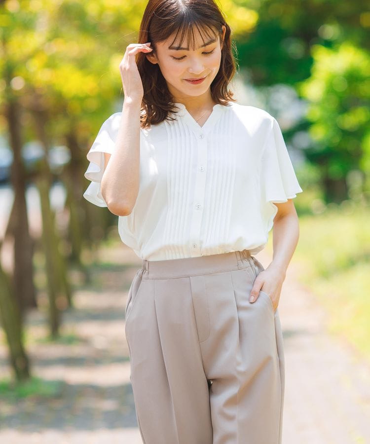 ハニーズ公式通販】ピンタックブラウス: トップス-Honeys Online Shop