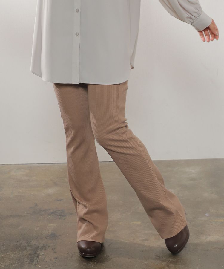 ハニーズ公式通販 裏起毛フレアパンツ長め丈 Web限定llサイズ有 ボトムス Honeys Online Shop レディースファッション通販