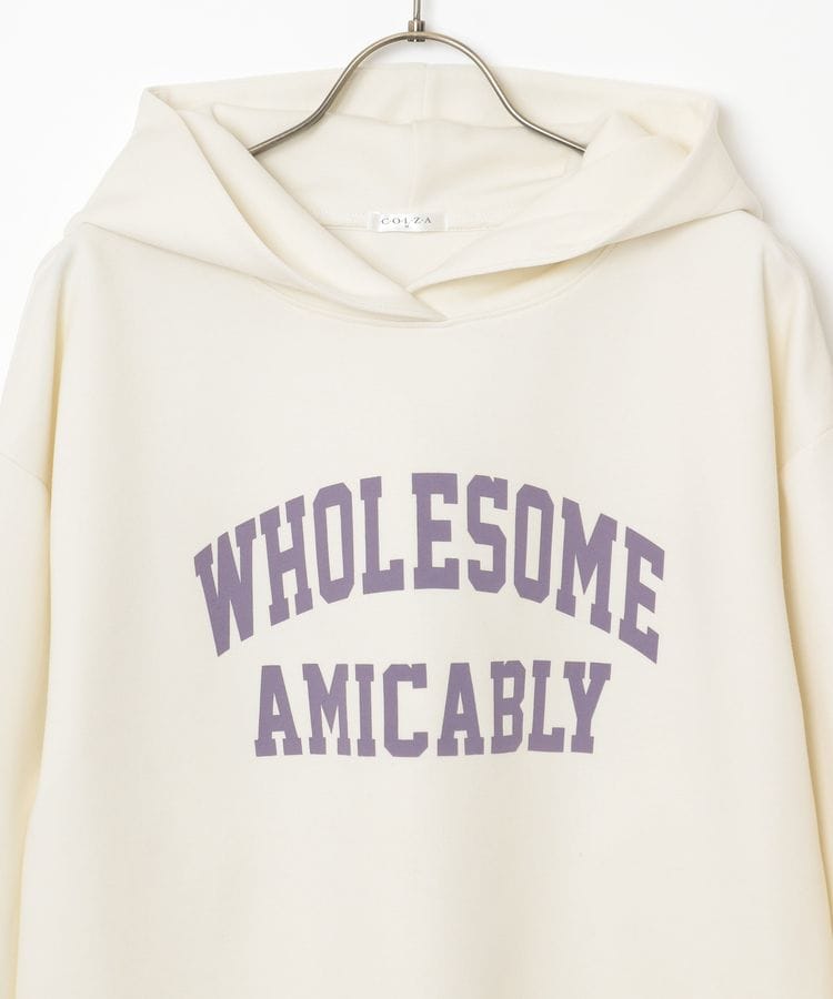 ハニーズ公式通販】ゆるロゴパーカー: トップス-Honeys Online Shop