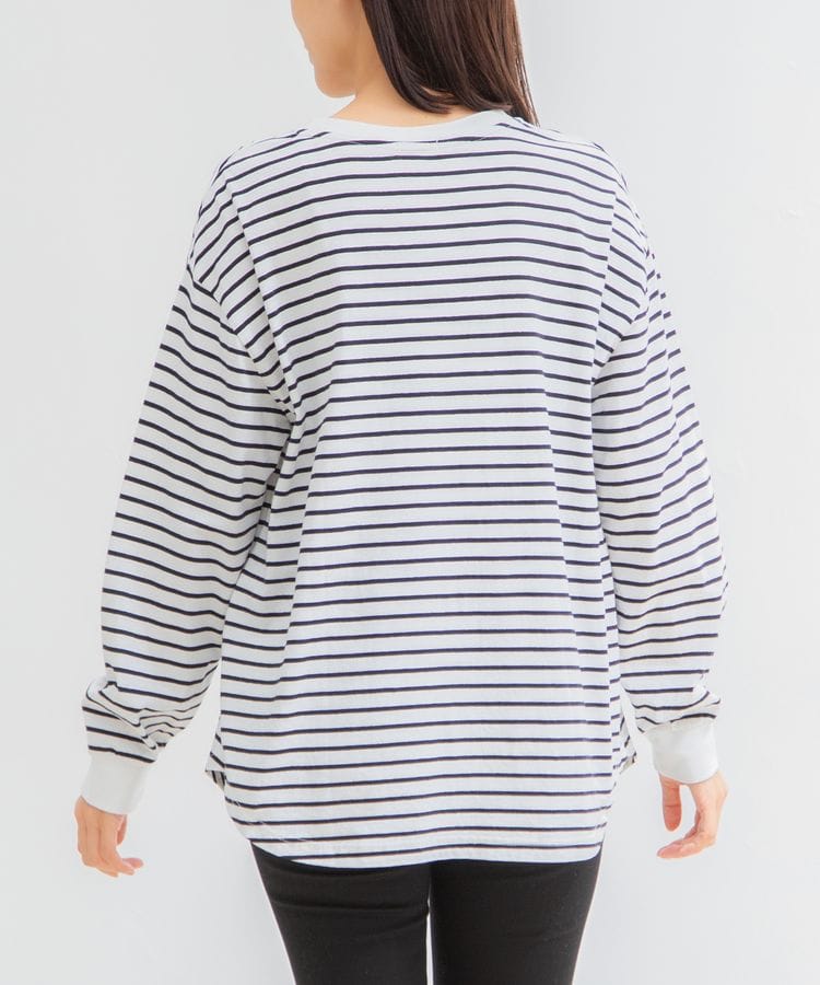 ハニーズ公式通販】ゆるボーダーチュニック: トップス－Honeys Online Shop－レディースファッション通販