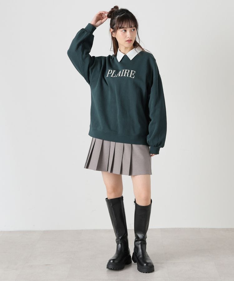 ハニーズ公式通販】ロゴ刺繍ゆるトレーナー: トップス－Honeys Online  