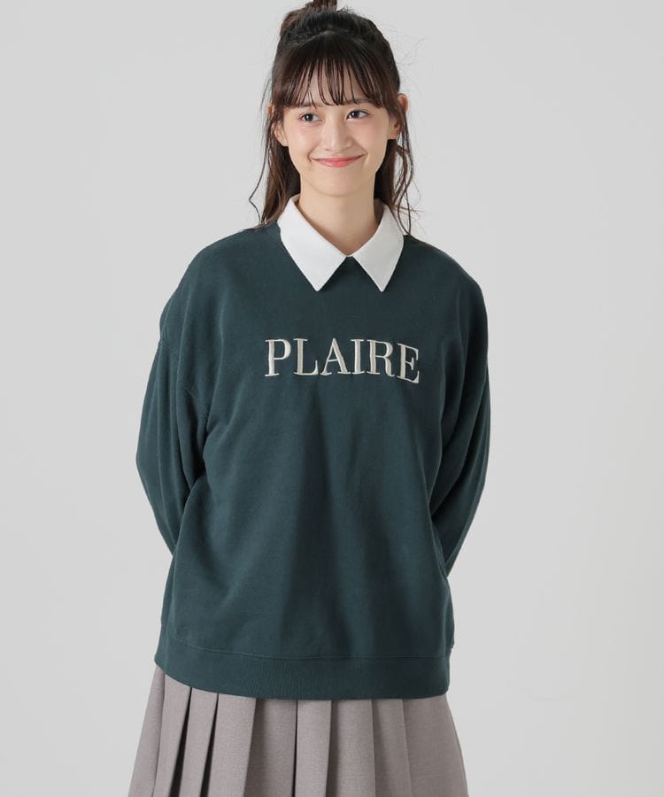 ハニーズ公式通販】ロゴ刺繍ゆるトレーナー: トップス－Honeys Online 