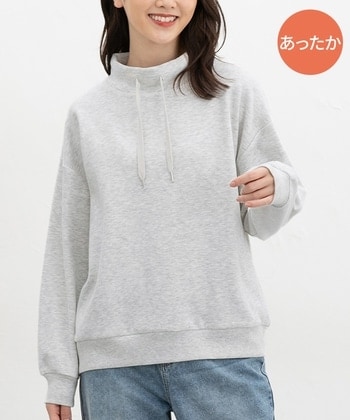 【Honeys公式 / ハニーズ】スタンドゆるトップス レディース S オートミール プチプラ 【Honeys公式 / ハニーズ】スタンドゆるトップス レディース S オートミール プチプラ