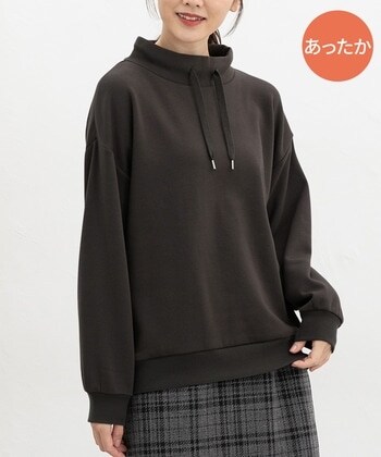 【Honeys公式 / ハニーズ】スタンドゆるトップス レディース LL スミクロ プチプラ 【Honeys公式 / ハニーズ】スタンドゆるトップス レディース LL スミクロ プチプラ