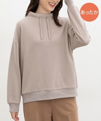 【Honeys公式 / ハニーズ】スタンドゆるトップス レディース Ｓ ベージュ プチプラ