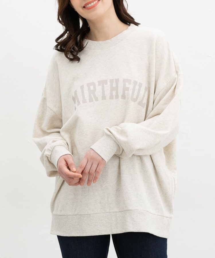 ロゴプリントスウェット: トップス｜ハニーズ公式通販