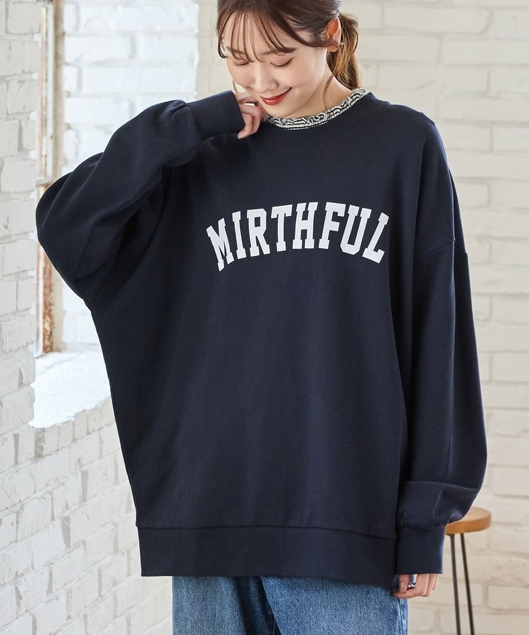 ロゴプリントスウェット: トップス｜ハニーズ公式通販