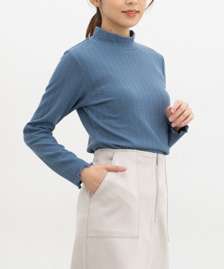 ジャカード編ハイネック: トップス｜ハニーズ公式通販