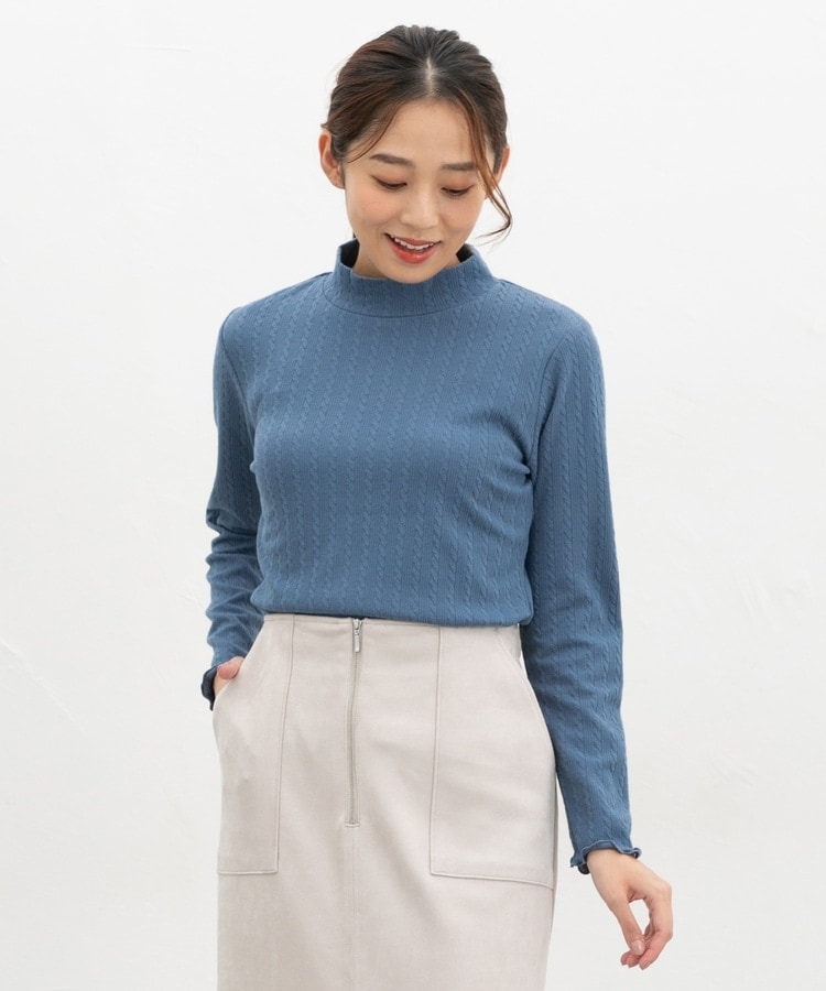 ジャカード編ハイネック: トップス｜ハニーズ公式通販