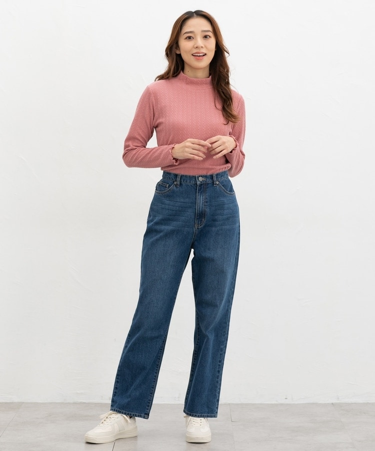 ジャカード編ハイネック: トップス｜ハニーズ公式通販