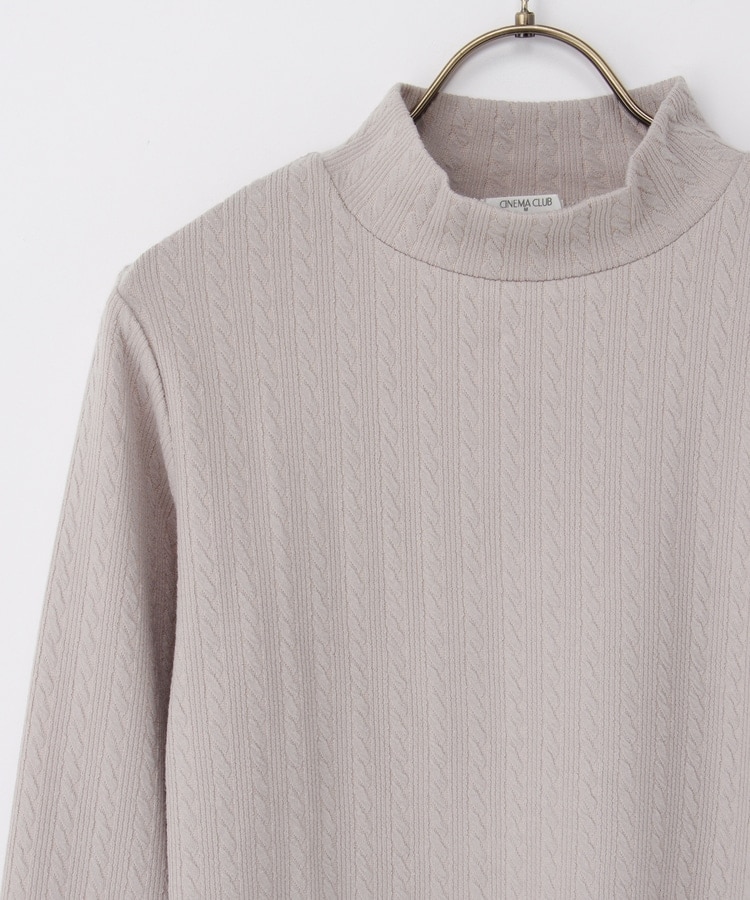 ジャカード編ハイネック: トップス｜ハニーズ公式通販