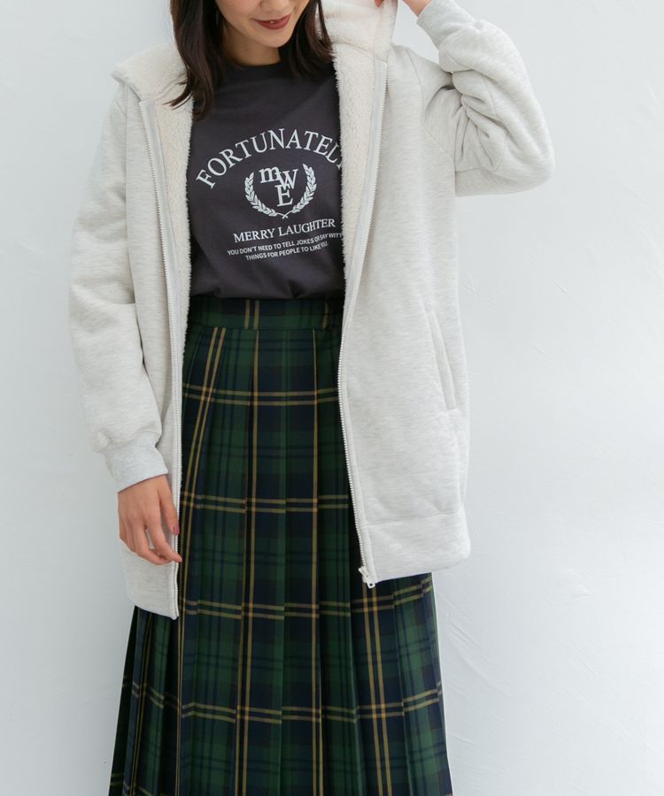 ハニーズ公式通販】裏ボアロングパーカー: トップス－Honeys Online Shop－レディースファッション通販