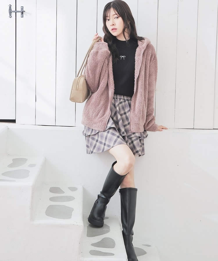 ボアジップパーカー: トップス｜ハニーズ公式通販