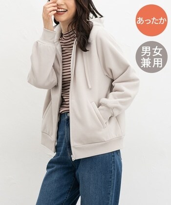 【Honeys公式 / ハニーズ】裏ボアジップパーカー レディース LL グレージュ プチプラ 【Honeys公式 / ハニーズ】裏ボアジップパーカー レディース LL グレージュ プチプラ