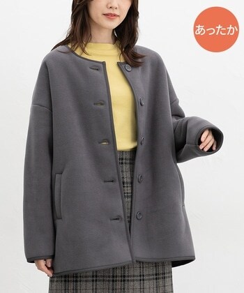 【Honeys公式 / ハニーズ】あったかノーカラーカーデ レディース L スミクロ プチプラ 【Honeys公式 / ハニーズ】あったかノーカラーカーデ レディース L スミクロ プチプラ