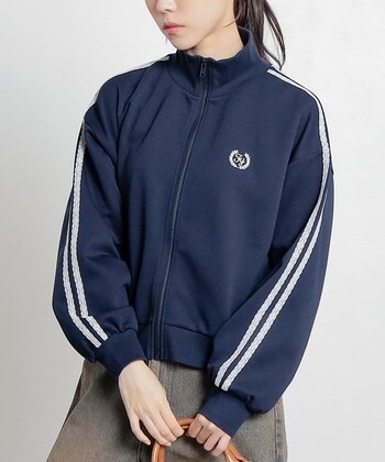 【Honeys公式 / ハニーズ】ゆるトラックジャケット レディース Ｍ ネイビー プチプラ