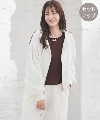 【Honeys公式 / ハニーズ】ダメージパーカー レディース M アイボリー プチプラ 【Honeys公式 / ハニーズ】ダメージパーカー レディース M アイボリー プチプラ