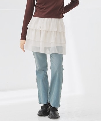 【Honeys公式 / ハニーズ】ティアードミニスカート レディース S アイボリー プチプラ 【Honeys公式 / ハニーズ】ティアードミニスカート レディース S アイボリー プチプラ