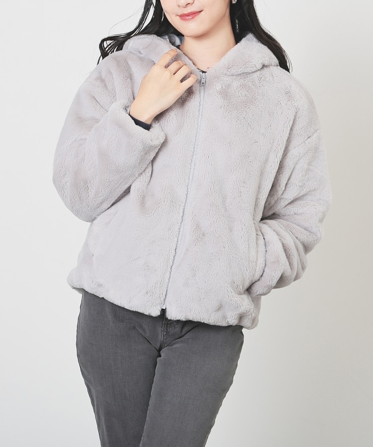 フード付ファーブルゾン: アウター｜ハニーズ公式通販