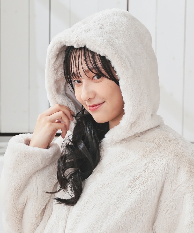 フード付ファーブルゾン: アウター｜ハニーズ公式通販