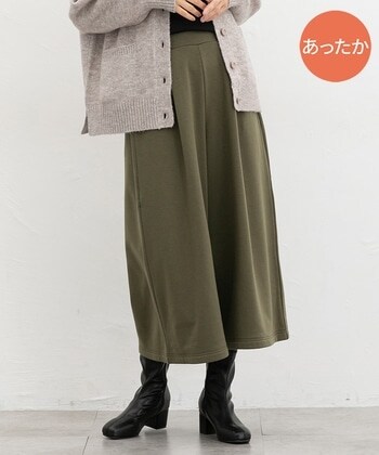 【Honeys公式 / ハニーズ】あったかガウチョパンツ レディース M カーキ プチプラ 【Honeys公式 / ハニーズ】あったかガウチョパンツ レディース M カーキ プチプラ