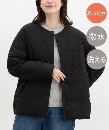 【Honeys公式 / ハニーズ】ノーカラーライトブルゾン レディース L ブラック プチプラ 【Honeys公式 / ハニーズ】ノーカラーライトブルゾン レディース L ブラック プチプラ