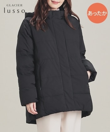 【Honeys公式 / ハニーズ】ファイバーダウンコート レディース S ブラック プチプラ 【Honeys公式 / ハニーズ】ファイバーダウンコート レディース S ブラック プチプラ