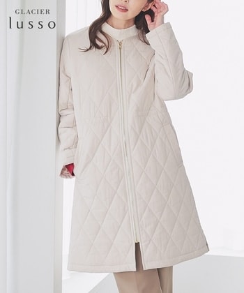 【Honeys公式 / ハニーズ】キルティングコート レディース S アイボリー プチプラ 【Honeys公式 / ハニーズ】キルティングコート レディース S アイボリー プチプラ