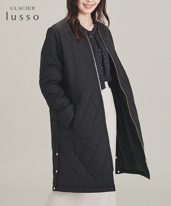 【Honeys公式 / ハニーズ】キルティングコート レディース M ブラック プチプラ 【Honeys公式 / ハニーズ】キルティングコート レディース M ブラック プチプラ