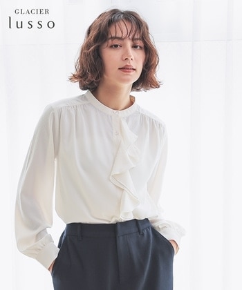 【Honeys公式 / ハニーズ】ラッフルフリルブラウス レディース LL アイボリー プチプラ 【Honeys公式 / ハニーズ】ラッフルフリルブラウス レディース LL アイボリー プチプラ