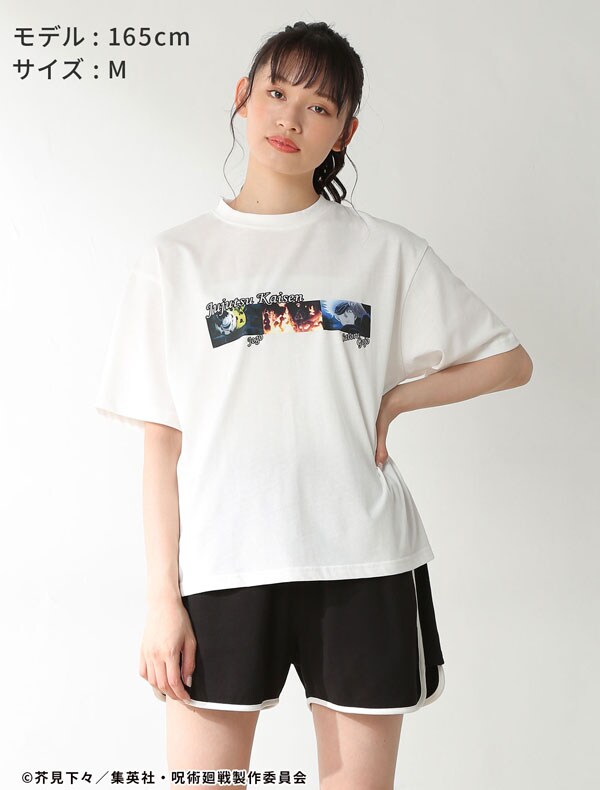【ハニーズ公式通販】『呪術廻戦』Tシャツ: トップス－Honeys Online Shop－レディースファッション通販