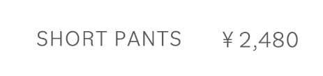 SHORT PANTS