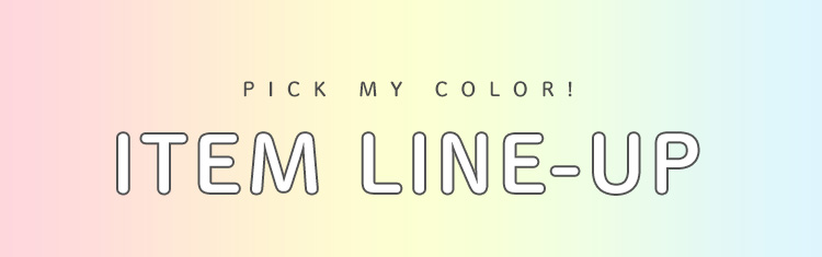 ITEM LINE-UP